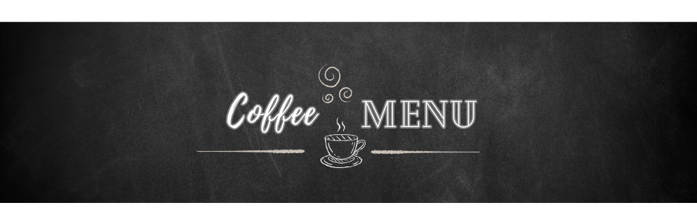 coffee menu heading
