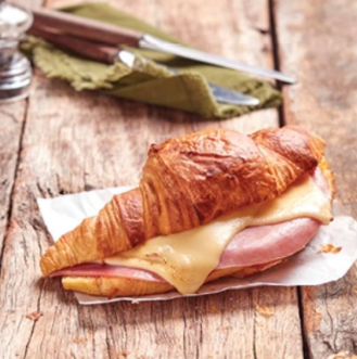 ham and cheese french croissant